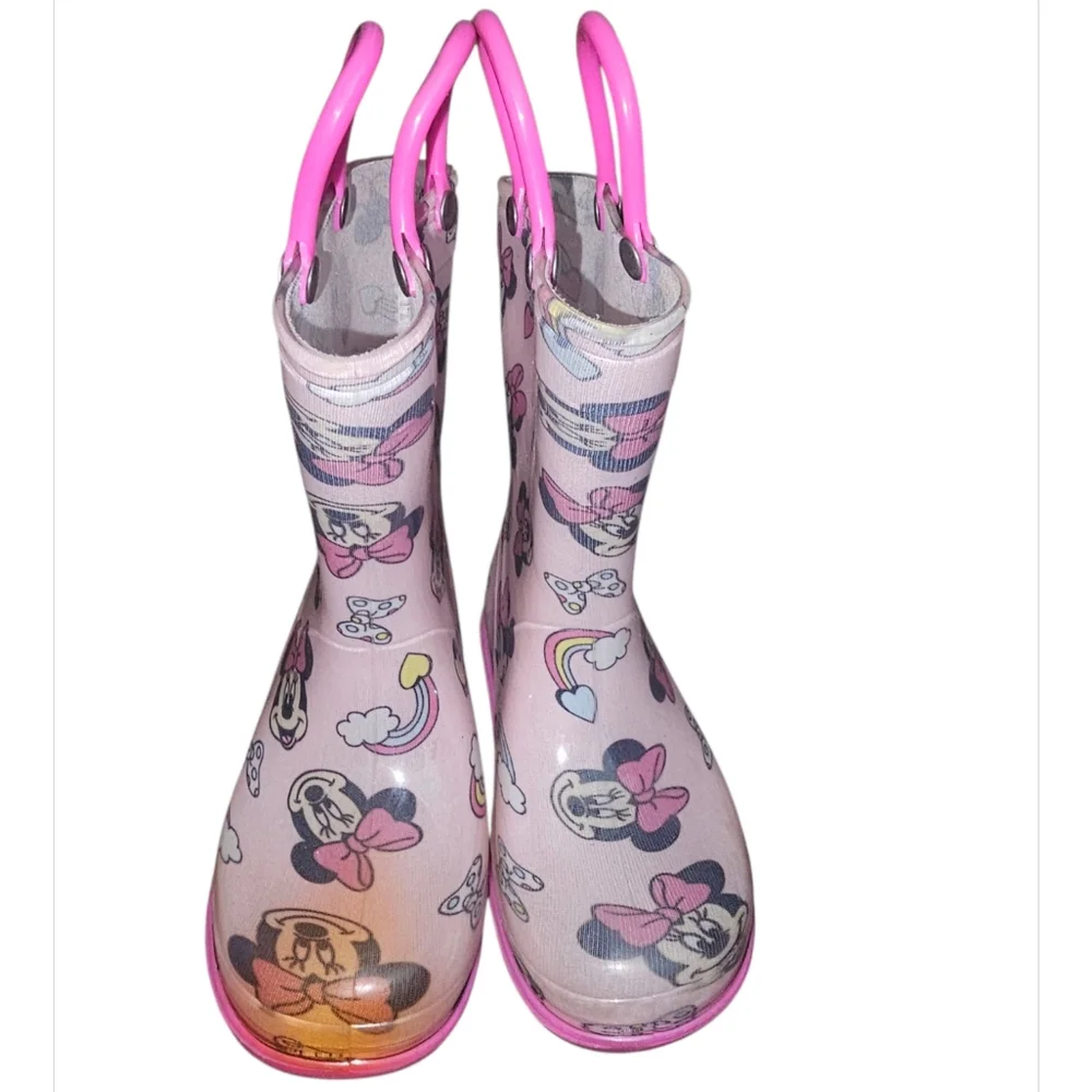 Kids Minnie Mouse Rain Boots